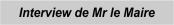 Interview maire
