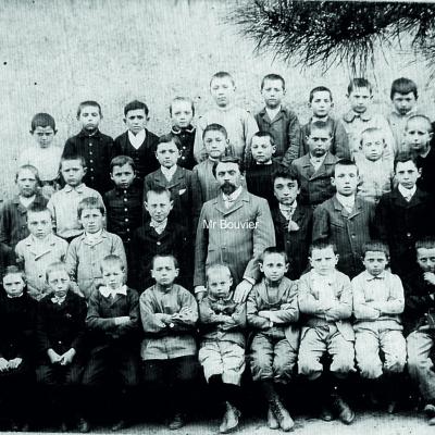 1907-1908 école communale Mr Bouvier