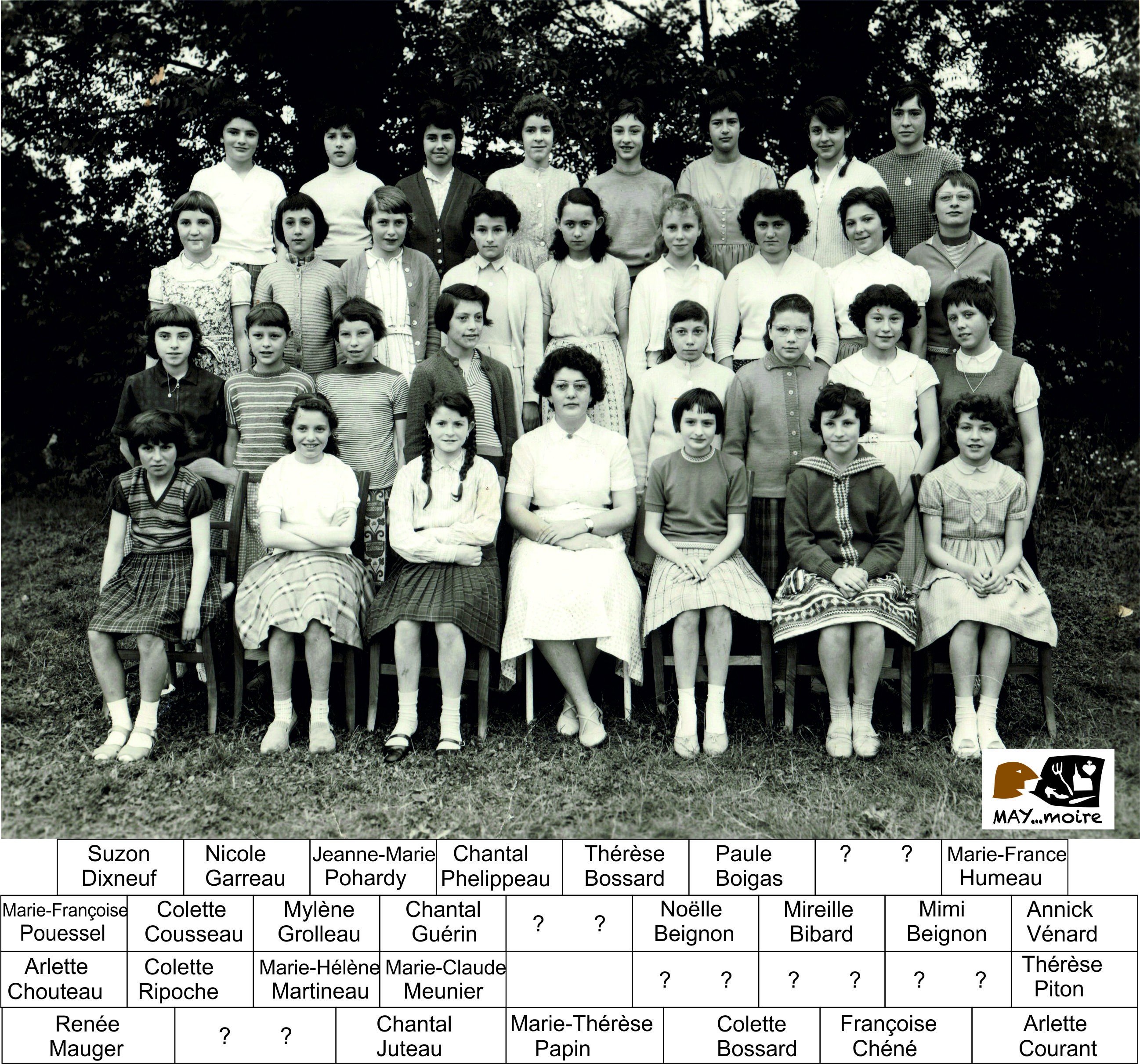 1960 Filles  Notre Dame