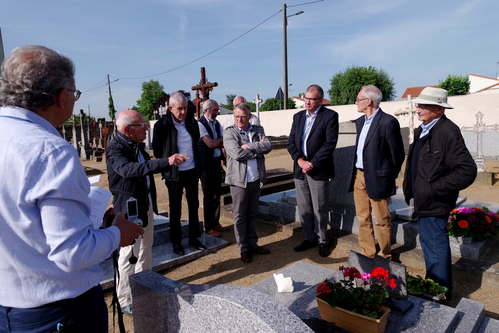 Sur la tombe de Michel Boisteau