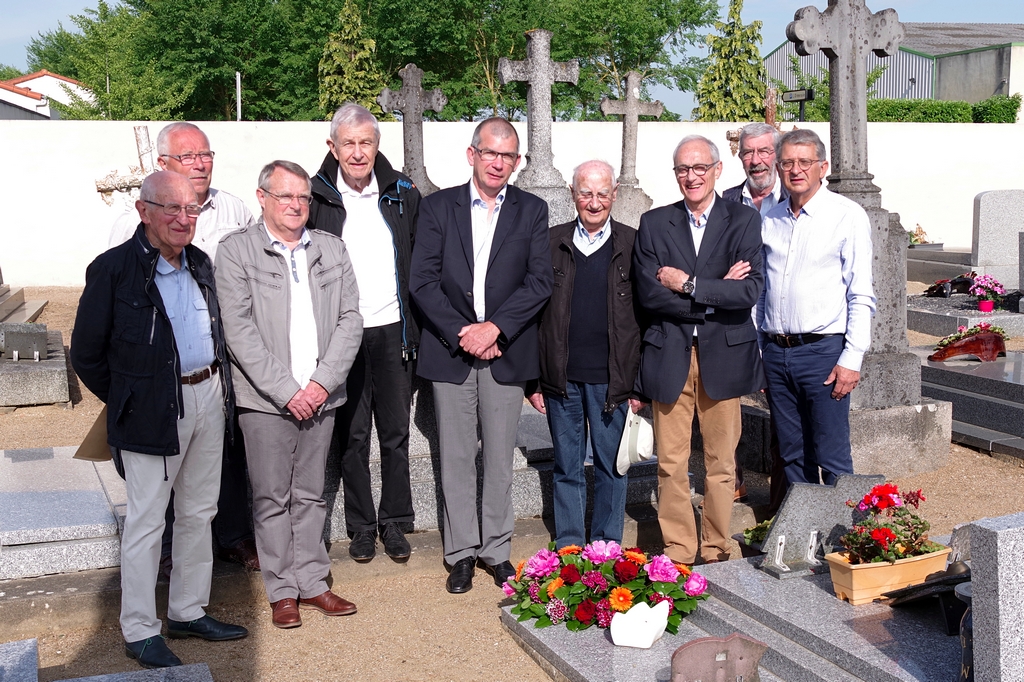 Sur la tombe de Michel Boisteau