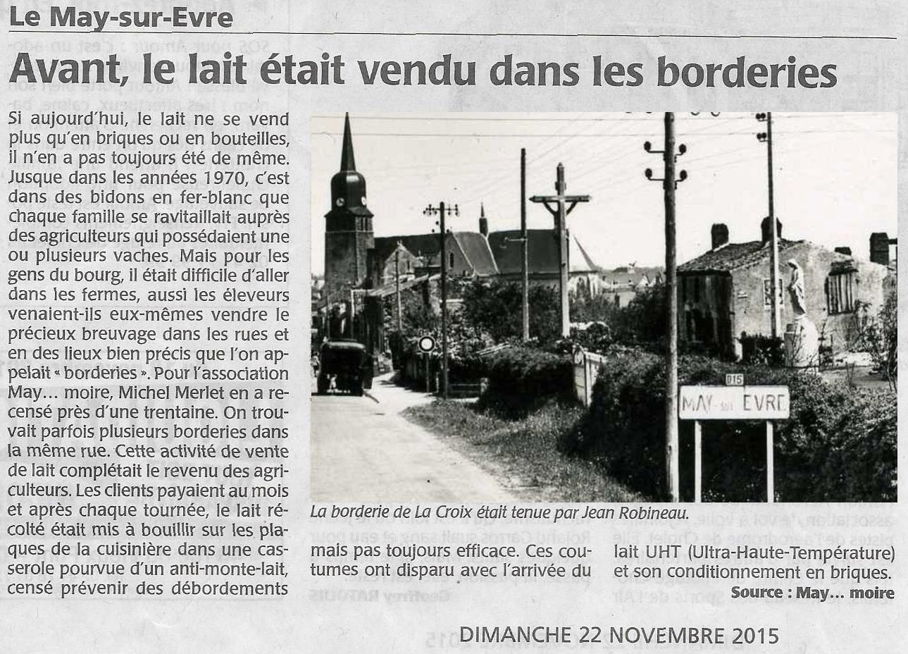 Article borderies